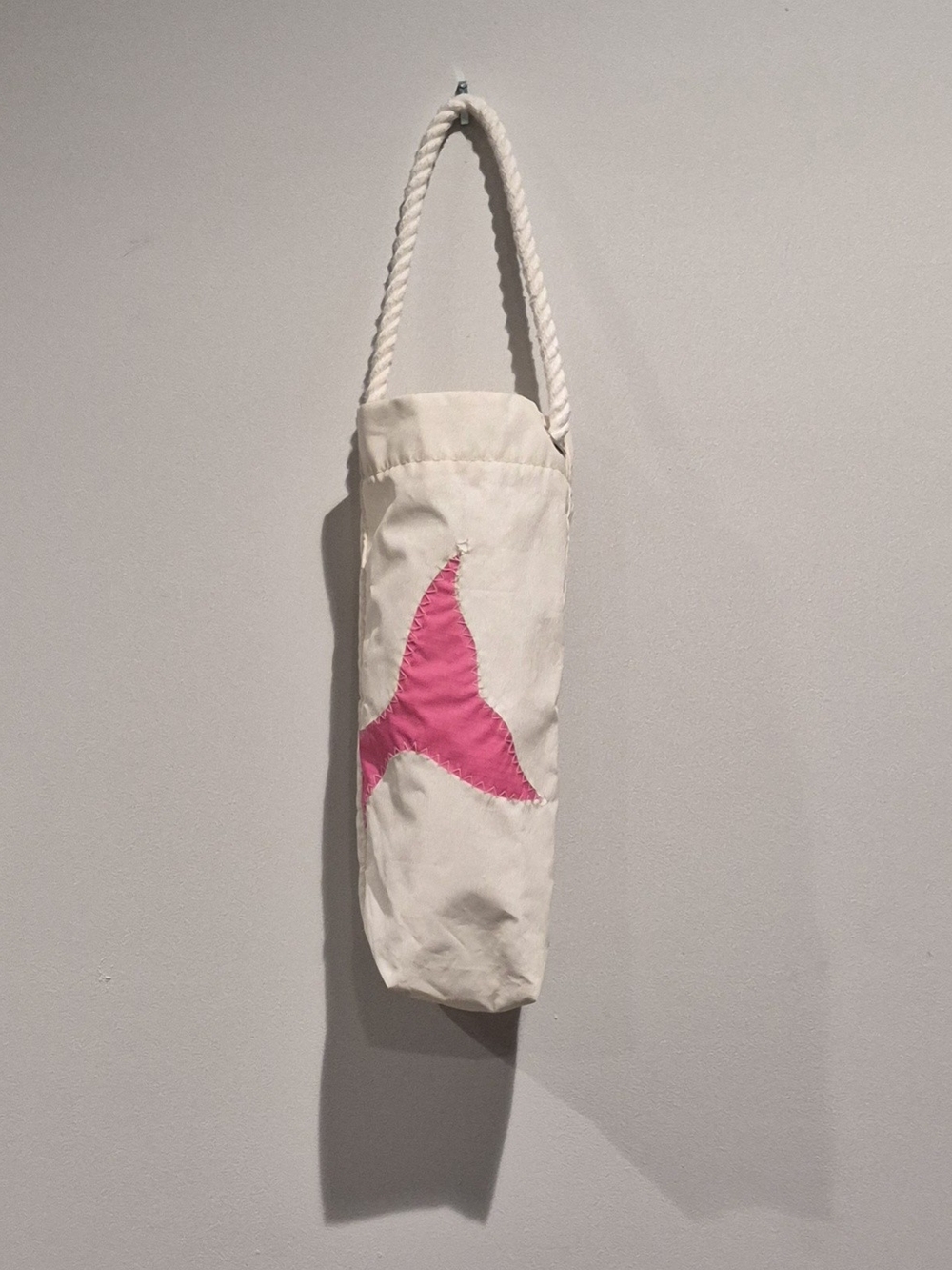 Sea Bags Maine Pink Whale Tail Wine Bag